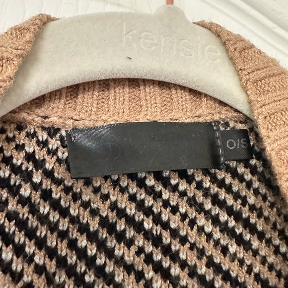 Long Leopard Print Open Front Cardigan - Janice - One Size - Picture 3 of 3